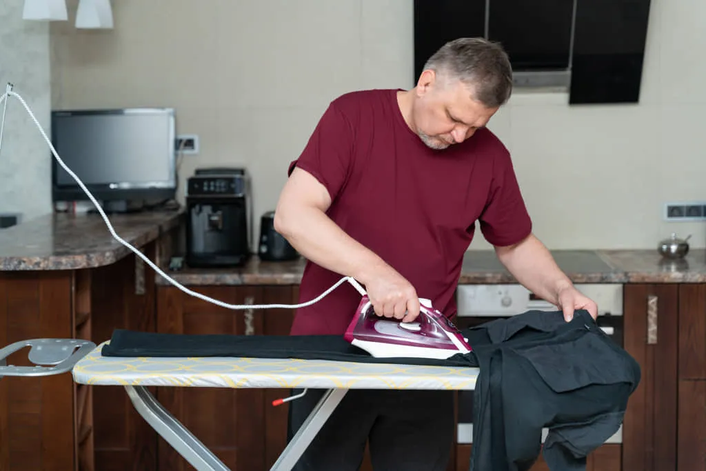 how to iron trousers